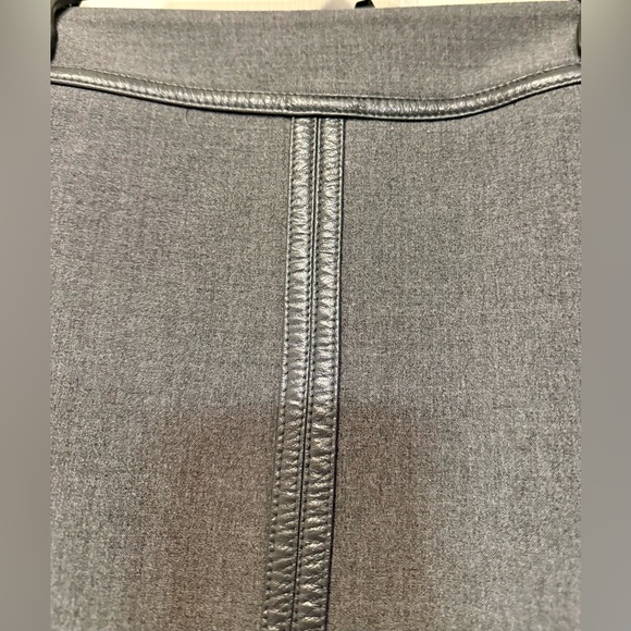 Style & Co Woman Plus Size 24W Pencil Skirt - Faux Leather Trim - Dry Cleaned - Picture 3 of 8